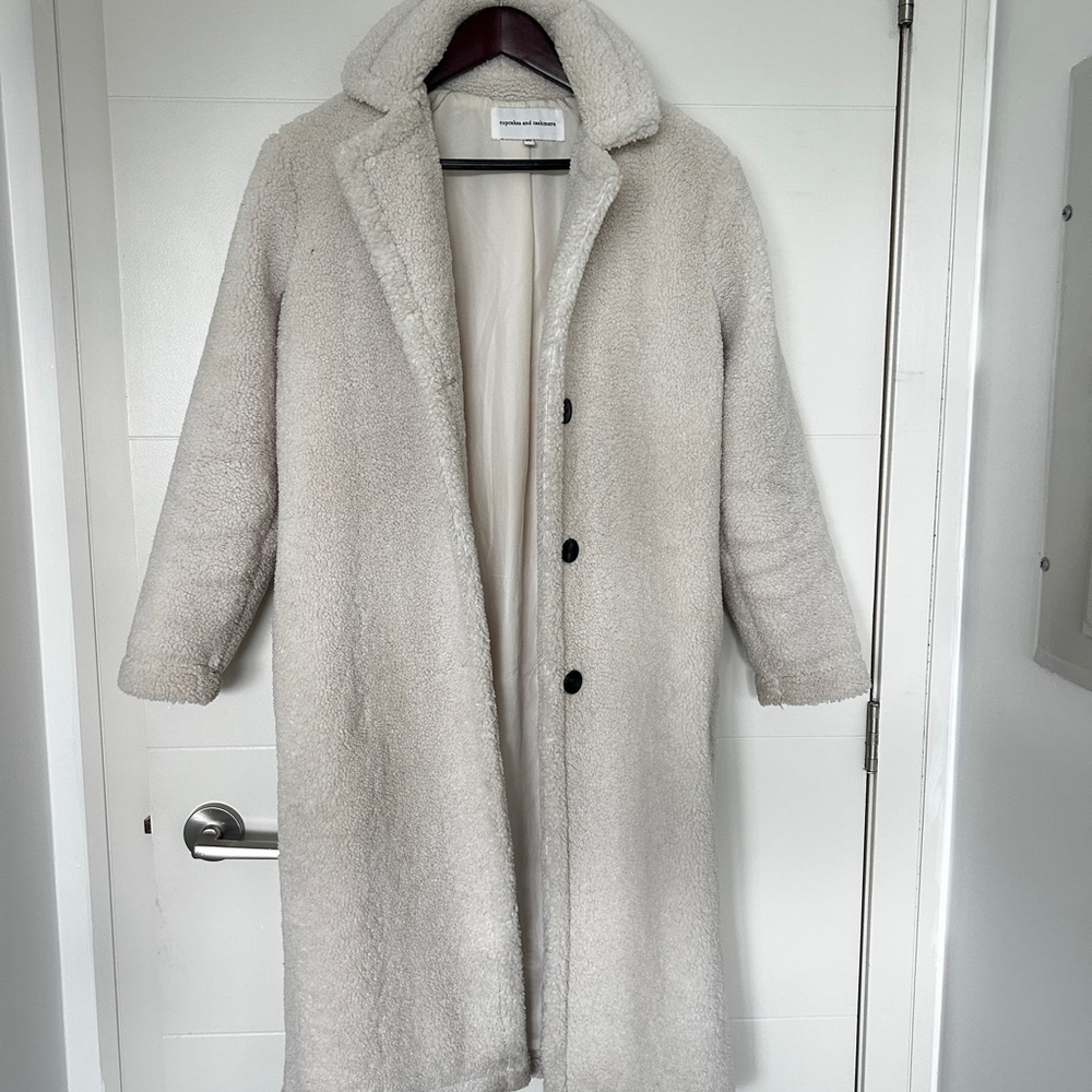 Long Sherpa/teddy coat
